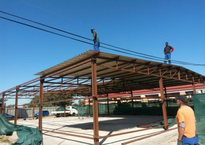 Mapunaneng Hospital Steel Structure in Progress